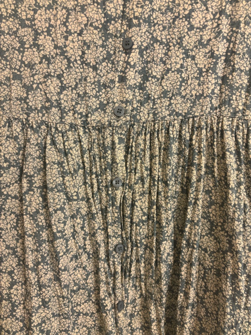 Floral Midi Dress in Blue - Picture 4 of 4